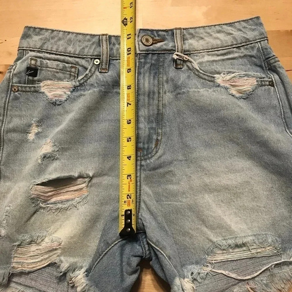 KanCan Ultra High Rise Denim Jean Cutoff Shorts NWT Women’s Size Small S - Picture 9 of 9